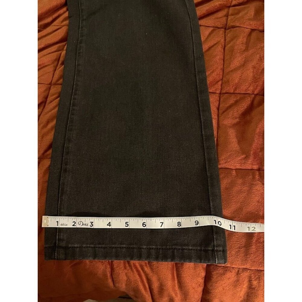 Gilipur Womens Black Wide-Leg Jeans ML069 29" Inseam Cotton/Polyester - Picture 7 of 11
